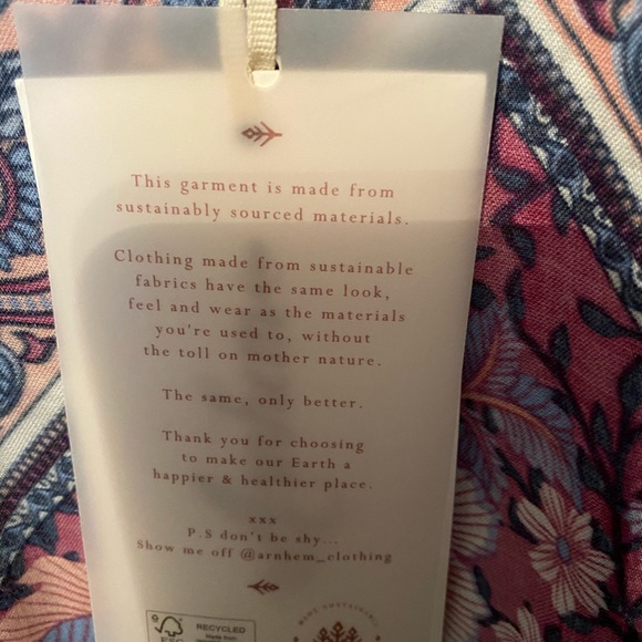 Arnhem Azalea Kimono in Pink - ML - NWT - Picture 11 of 12